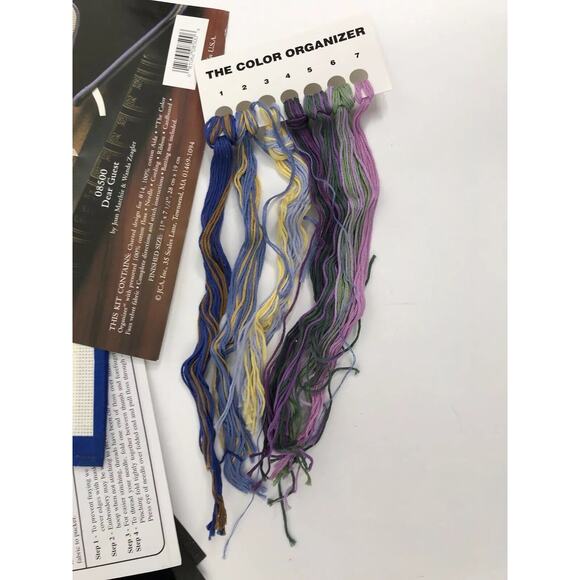 Decorative Floral Ribbon Cross Stitch Kit Dear Guest #08500 Keepsakes Vintage - Picture 3 of 5